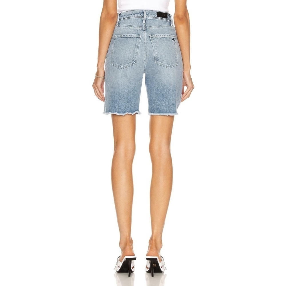 NWT RtA Hesper Paint Splatter Distressed Cut Off Denim Shorts Sz. 25 - Picture 4 of 4